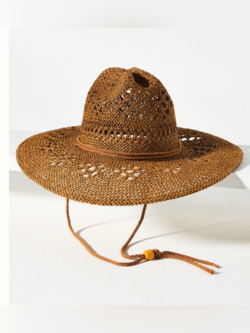 Wyeth Open-Weave Straw Lifeguard Rancher from Anthropologie NEW